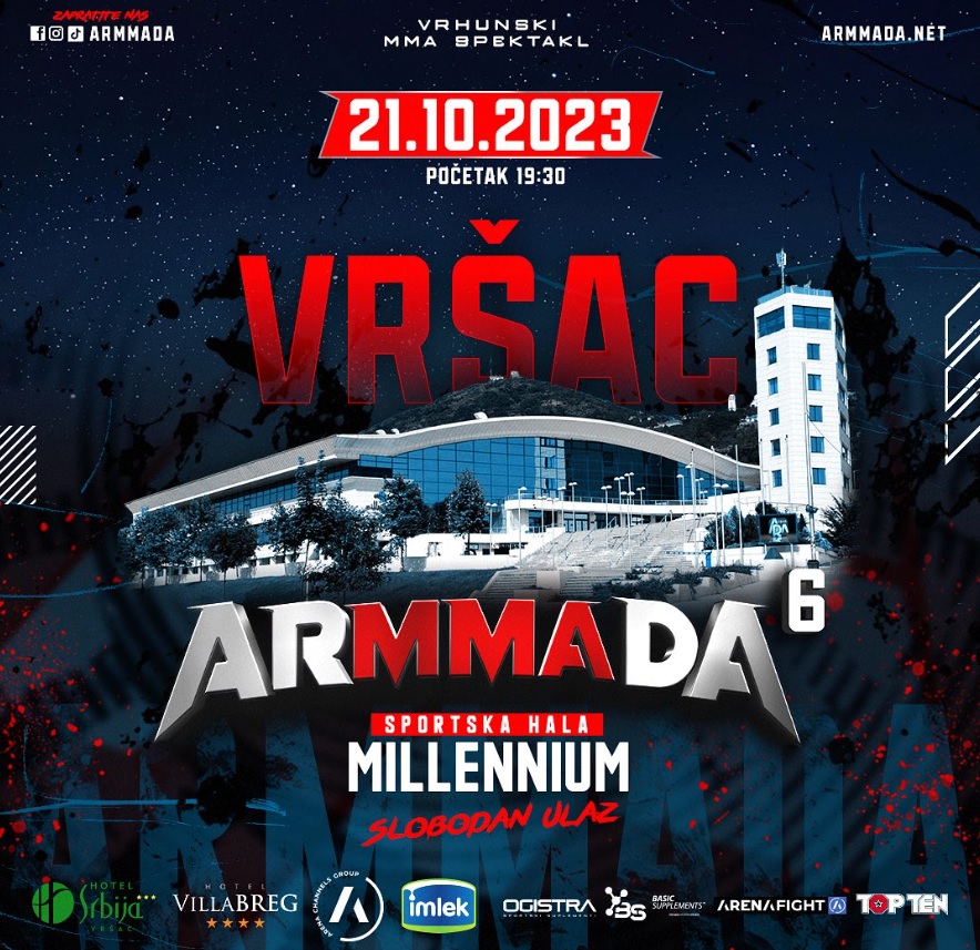 MMA spektakl ARMMADA 21. oktobra u Vršcu